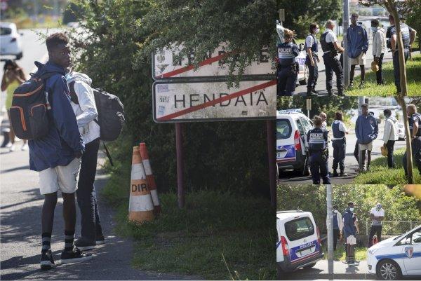 Montage photo sur la frontière. Calendrier 2021